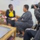 Gamuchirai Mkwakwami and Charity Dlodlo on set of Chipo The Gift Season 4 currently shooting