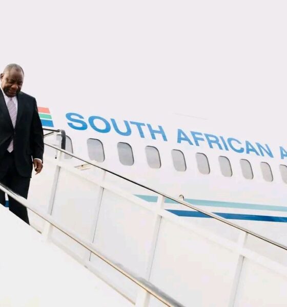South African President Cyril Ramaphosa embarks on working visit to United States of America, 19 to 22 May